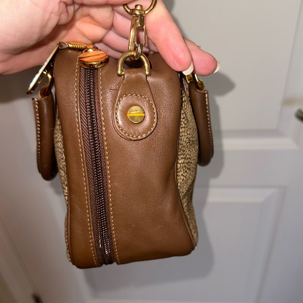 Borbonese Suede/Leather Mint Condition Shoulder B… - image 5